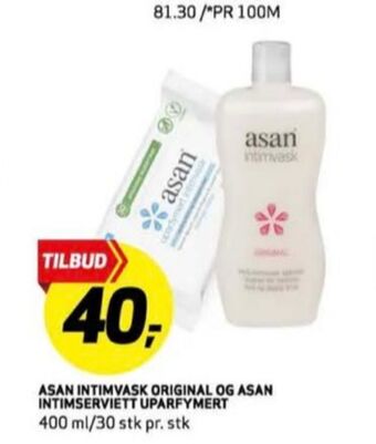 Bunnpris Asan intimvask tilbud