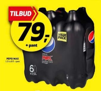 Bunnpris Pepsi max brus tilbud