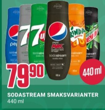 Europris Sodastream smagskoncentrat tilbud