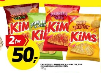 Bunnpris Kims chips tilbud