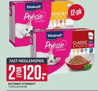 Europris Vitakraft kattemat tilbud