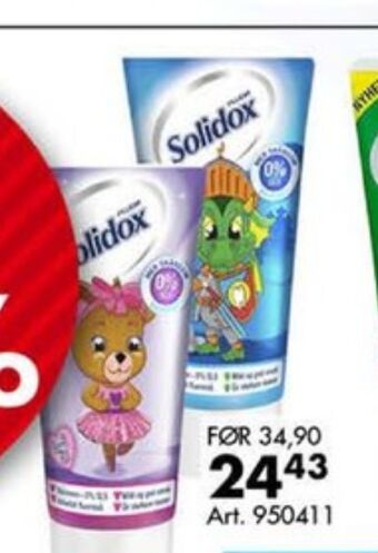 Sparkjøp Solidox tannkrem tilbud