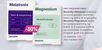 VITA Novavita kosttilskudd tilbud