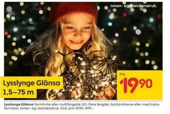 Rusta Ukjent lysslynge tilbud