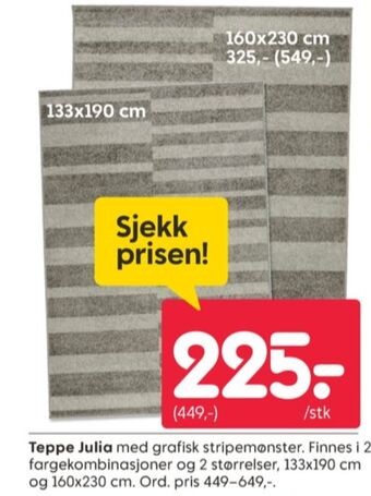 Rusta Ukjent teppe tilbud