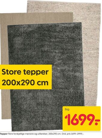 Rusta Ukjent teppe tilbud