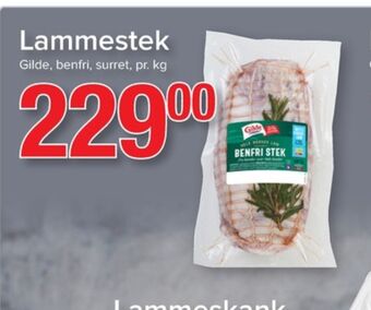 Eurospar Gilde lammestek tilbud
