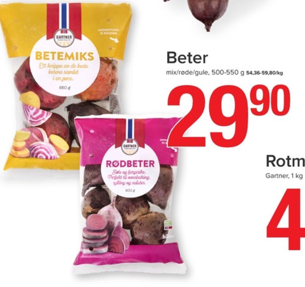 Eurospar Gartner betemix tilbud