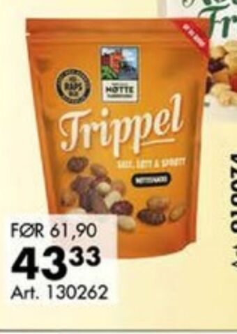 Sparkjøp Den lille nøttefabrikken nøttemix tilbud