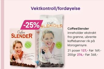VITA Coffee slender kosttilskudd tilbud
