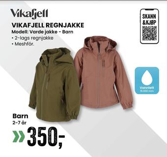 Sport Outlet Vikafjell regnjakke tilbud