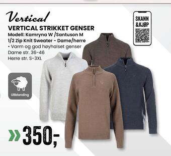 Sport Outlet Vertical strikket genser tilbud