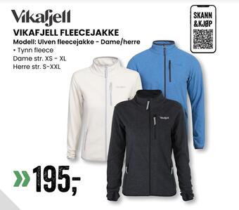 Sport Outlet Vikafjell fleecejakke tilbud