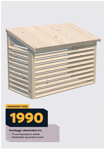 Megaflis Overbygg i ubehandlet tre tilbud