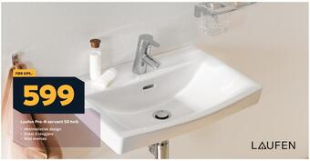 Megaflis Laufen pro-n servant 50 hvit tilbud