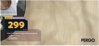 Megaflis Pergo laminatgulv torekov chalked nordic oak tilbud