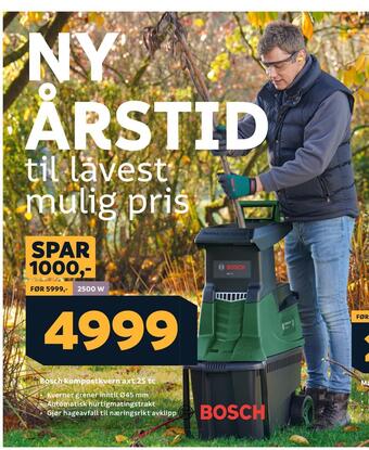 Megaflis Bosch kompostkvern axt 25 tc tilbud