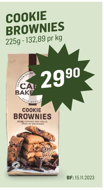 Holdbart Cookie brownies tilbud