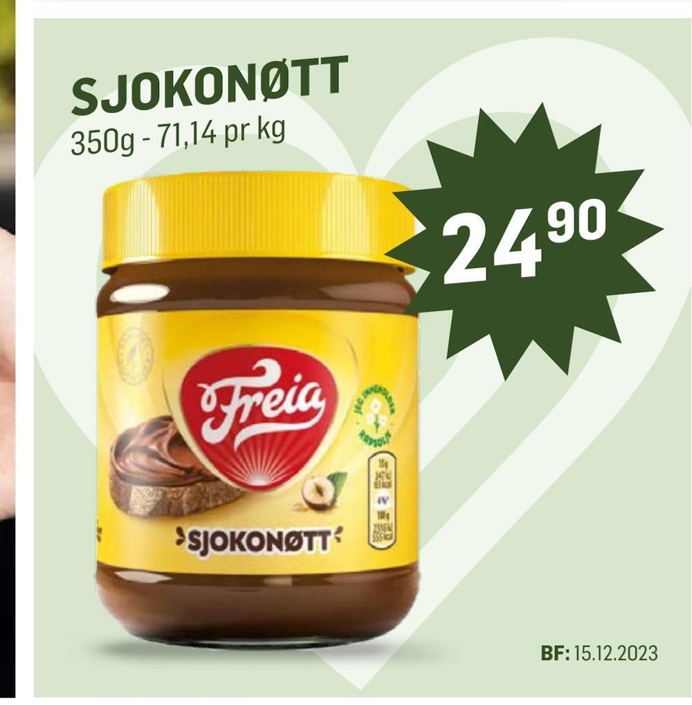 Holdbart Sjokonøtt tilbud