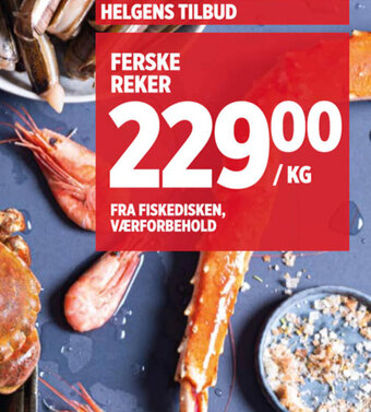 Meny FERSKE REKER tilbud