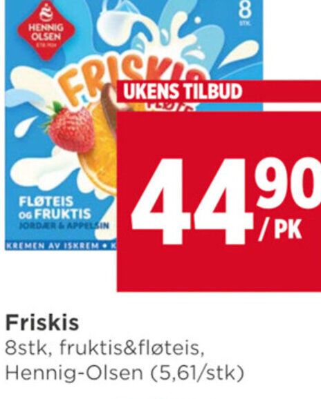 Meny Friskis tilbud