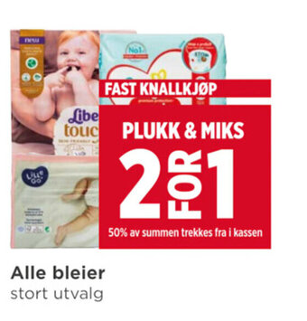 Meny Alle bleier tilbud