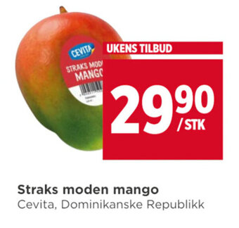 Meny Straks moden mango tilbud