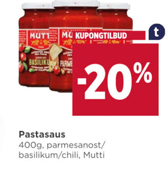 Meny Pastasaus tilbud