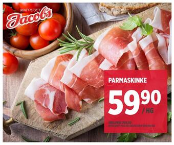 Jacobs Parmaskinke tilbud