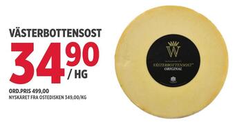 Jacobs Västerbottensost tilbud