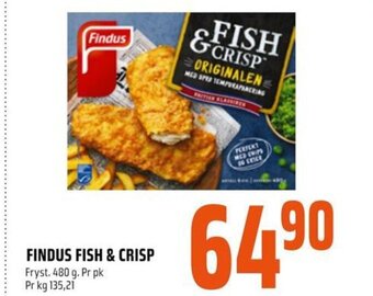 Coop Obs FINDUS FISH & CRISP tilbud