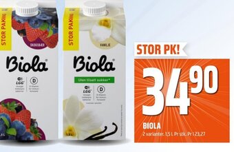 Coop Obs BIOLA tilbud