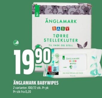 Coop Obs ÄNGLAMARK BABYWIPES tilbud