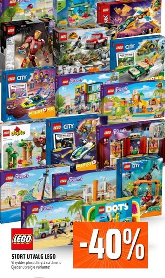 Coop Obs STORT UTVALG LEGO tilbud