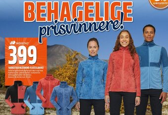 Coop Obs SKOGSTAD KLEIVANE FLEECEJAKKE tilbud