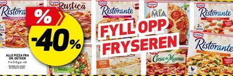 Bunnpris ALLE PIZZA FRA DR. OETKER tilbud
