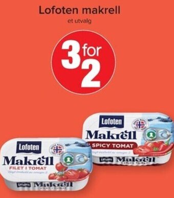 Eurospar Lofoten Makrell tilbud