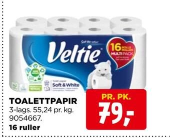 jem & fix Toalettpapir tilbud