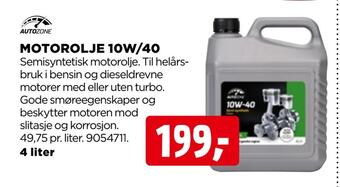 jem & fix Motorolje 10w/40 tilbud