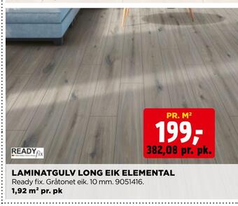 jem & fix Laminatgulv long eik elemental tilbud