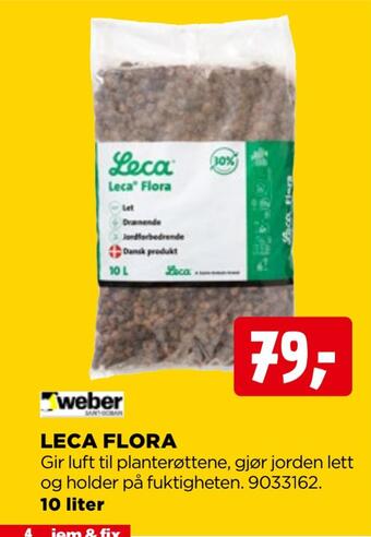 jem & fix Leca flora tilbud
