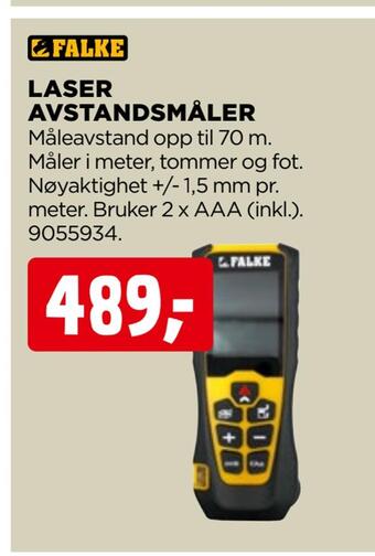 jem & fix Laser avstandsmåler tilbud