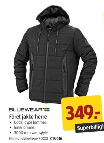 Jula Fôret jakke herre tilbud