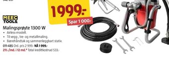 Jula MEEC TOOLS Malingsprøyte 1300 W tilbud