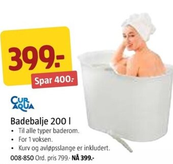 Jula Badebalje 200 L tilbud