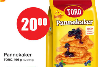 Spar Pannekaker TORO tilbud