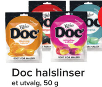 Spar Doc halslinser tilbud