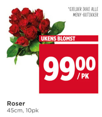 Meny Roser tilbud