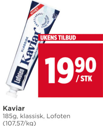 Meny Kaviar 185g, klassisk, Lofoten tilbud
