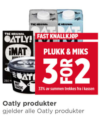 Meny Oatly produkter tilbud